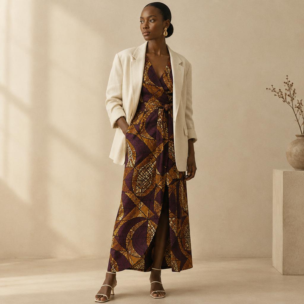 Ashia Wrap Dress